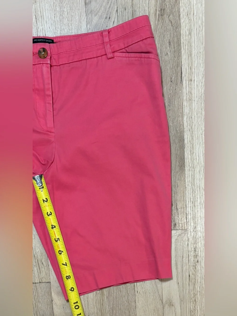 Talbots The Perfect Short Bright Pink Bermuda Shorts 9” Inseam Petite Size 6P